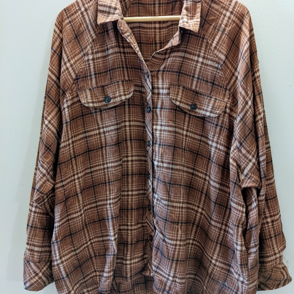 ULTRA Soft XxL Brown Flannel
